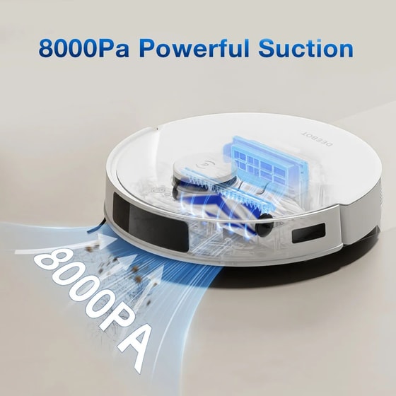 ECOVACS N20PLUS Σκούπα και Σφουγγάρισμα Λευκό Σκούπα Ρομπότ image 4