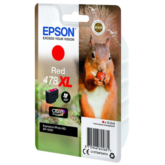 Epson 478XL Κόκκινο Μελάνι Εκτυπωτή C13T04F54010 image 4