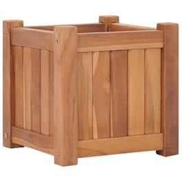 Vidaxl Ζαρντινιέρα Κήπου 30 X 30 X 30 Εκ. Από Μασίφ Ξύλο Teak