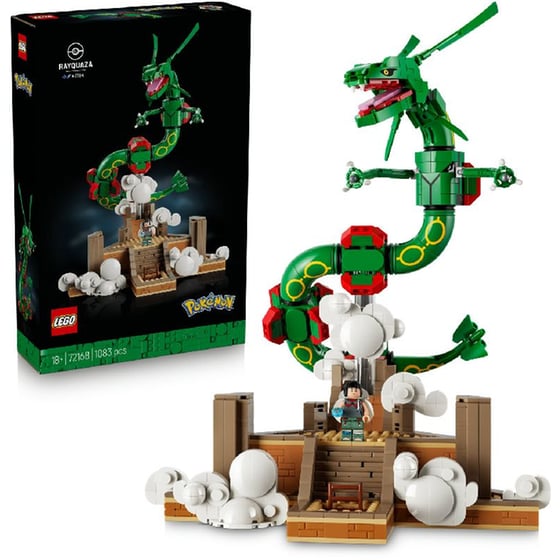 LEGO® Pokémon™ Rayquaza Decor Figure Building Set (72168) image 1
