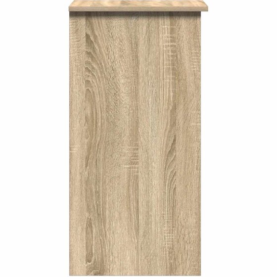 Γραφείο VidaXL με Ράφια από Μοριοσανίδα 110x45x157 cm - Sonoma Δρυς image 5