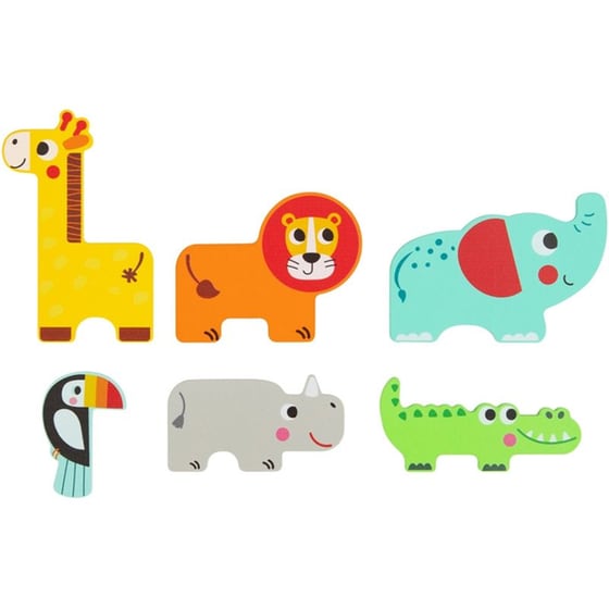 Ξύλινο TOOKY TOY Πάζλ - Ζωάκια Δάσους image 1