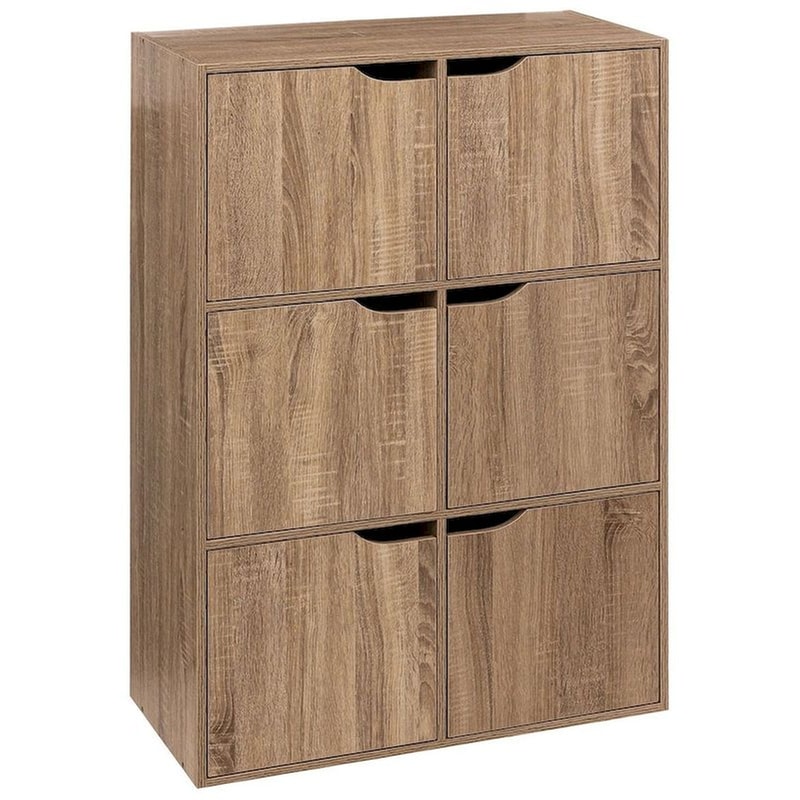 SPITISHOP Ντουλάπι Δαπέδου Spitishop F-v Door Nat 181273 από Μοριοσανίδα 67.5x32x100.5cm - Φυσικό