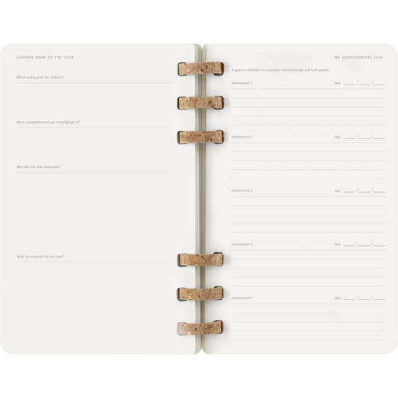 Ημερολόγιο Σπιράλ Moleskine 2026 12Μ Large Spiral Black Soft image 9