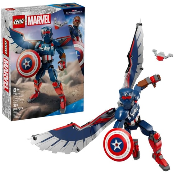LEGO® Marvel New Captain America Construction Figure (76296) image 4