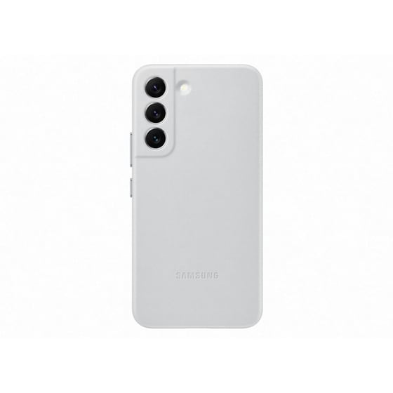 Θήκη Samsung Galaxy S22 - Samsung Leather Case - Light Grey image 0