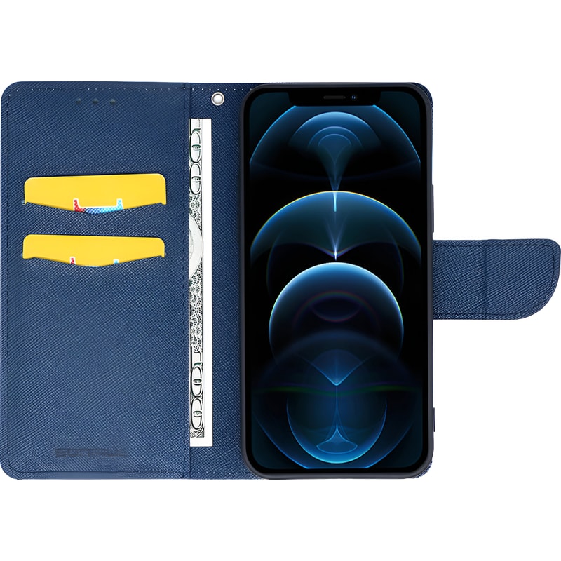 SONIQUE Θήκη Samsung Galaxy A54 - Sonique Trend Book - Κόκκινο/Σκούρο Μπλε