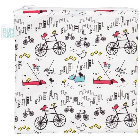 Σακουλάκι Φαγητού Επαναχρησιμοποιούμενο Bumkins Urban Bird image 0