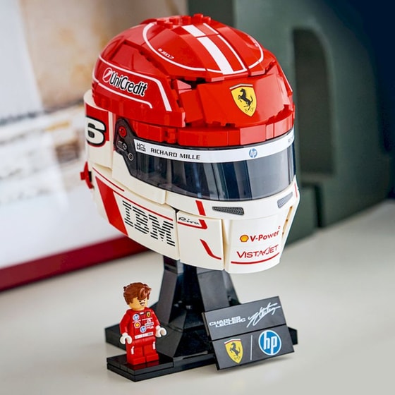 LEGO® Editions Scuderia Ferrari HP Charles Leclerc Helmet (43014) image 2
