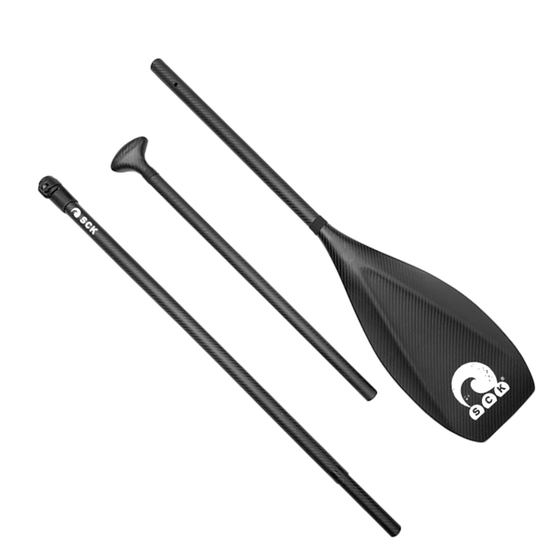 Κουπί από Carbon για Σανίδα SUP SCK 180-230 cm - Μαύρο image 0