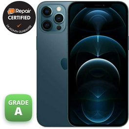 Μεταχειρισμένο Apple iPhone 12 Pro Max 512GB Pacific Blue second go Certified by iRepair
