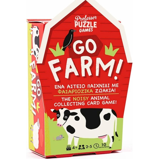Go Farm - Φασαριόζικα Ζωάκια Επιτραπέζιο (Professor Puzzle) image 1