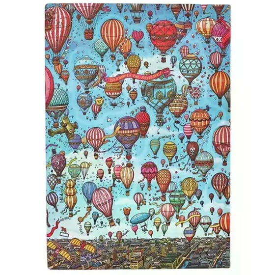 Ημερολόγιο Ημερήσιο Paperblanks 2026 Midi Flexis Baloon Festival image 1