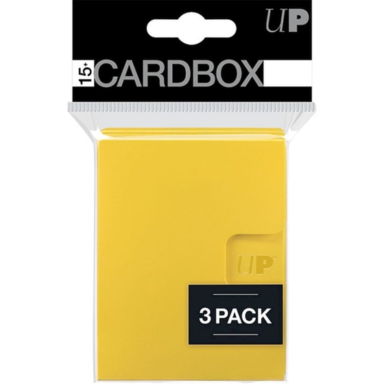 Ultra Pro 15+ 2-piece Card Box - Yellow (3 Boxes) image 3