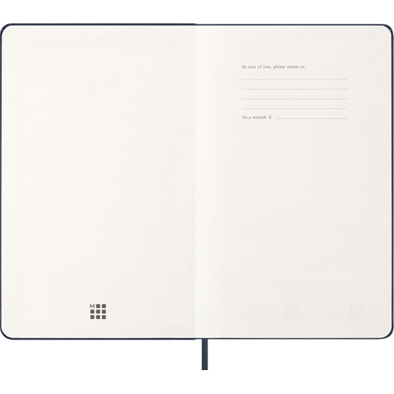 Ημερολόγιο Ημερήσιο 2027 Moleskine 12M L Hardcover Μπλε image 1