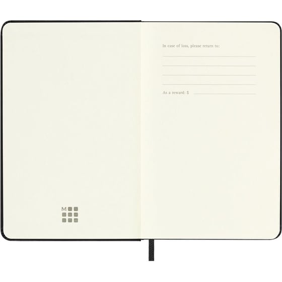 Ημερολόγιο Ημερήσιο 2027 Moleskine 12M Pocket Hardcover Μαύρο image 1