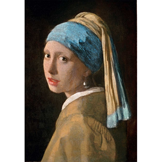 Παζλ Clementoni Museum Collection Vermeer: Κορίτσι με Μαργαριταρένιο Σκουλαρίκι - Compact Box (1000 Κομμάτια) image 1