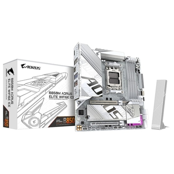 Gigabyte B850M Aorus Elite WIFI6E Ice Motherboard Micro ATX με AMD AM5 Socket image 3