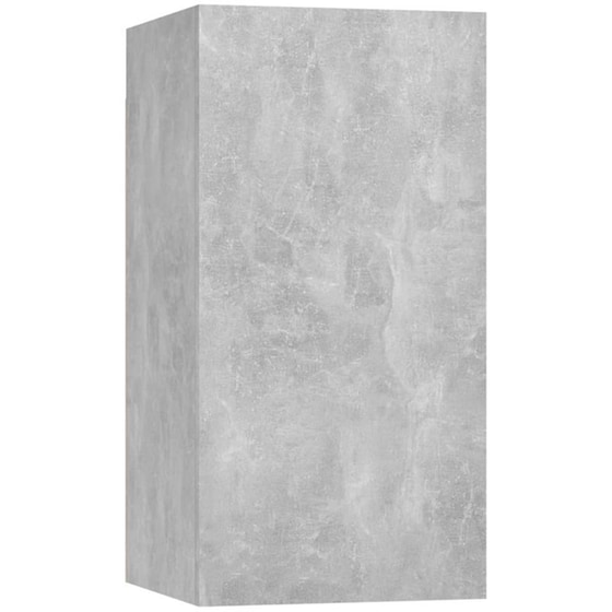 Έπιπλα Τηλεόρασης Vidaxl Μοριοσανίδα 80x30x30cm - Γκρι image 3