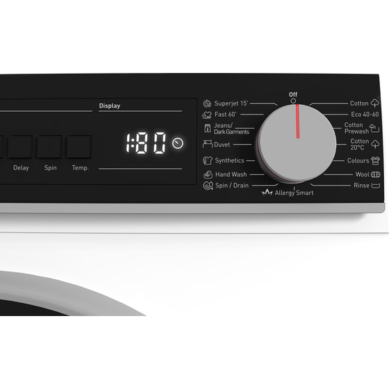 SHARP ES-NFB014AWNNA-EE 10 kg 1.400 Στροφές Λευκό Πλυντήριο Ρούχων image 8