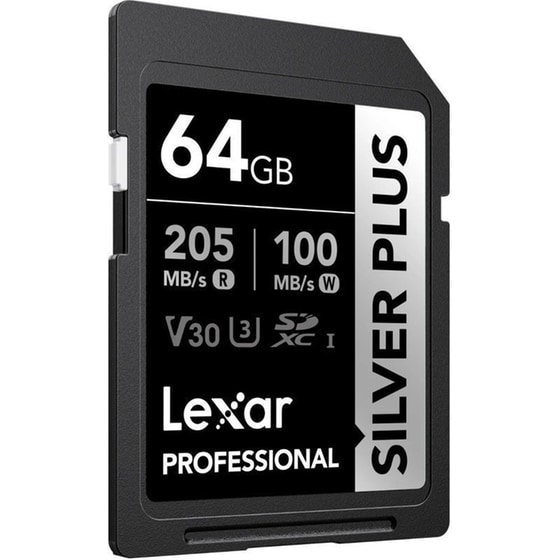 Lexar SDXC Professional Silver Plus 64GB Class 10 image 1