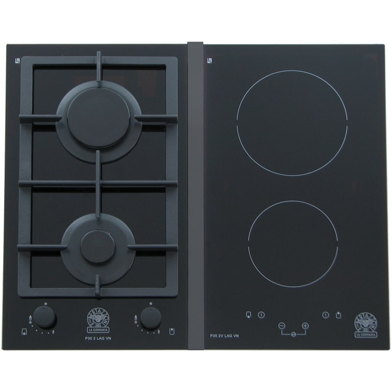 LA GERMANIA LA GERMANIA P652VLAGVN(GN) 60.6 cm Μαύρο Εστία Μεικτή Φυσικού Αερίου Αυτόνομη Domino