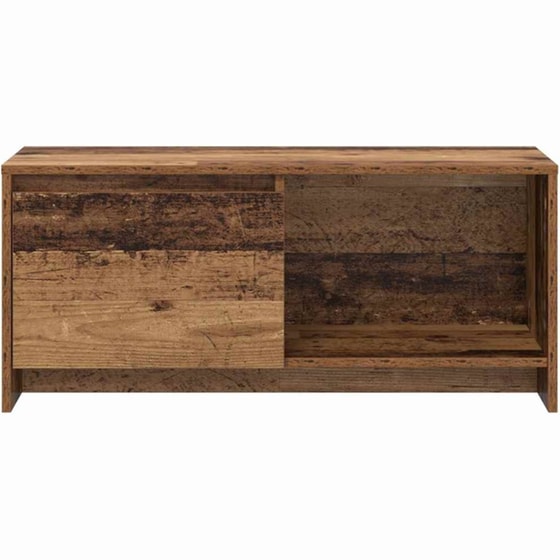 Έπιπλο Τηλεόρασης VidaXL 90 x 35 x 40 cm - Παλαιωμένο Ξύλο image 5