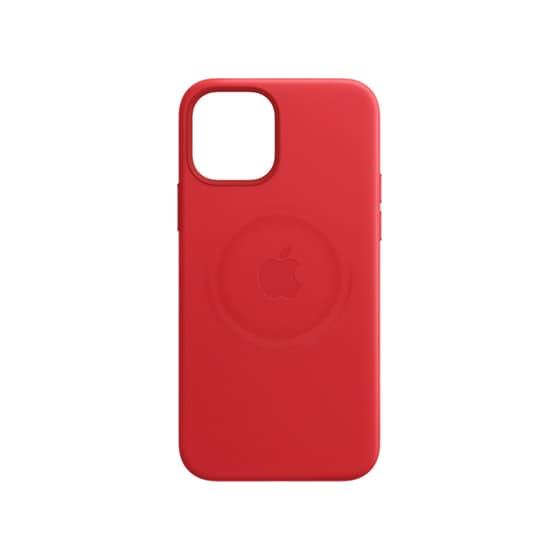 Θήκη Apple iPhone 12 Pro Max - Apple Leather Back Case με MagSafe - (PRODUCT) Red image 1