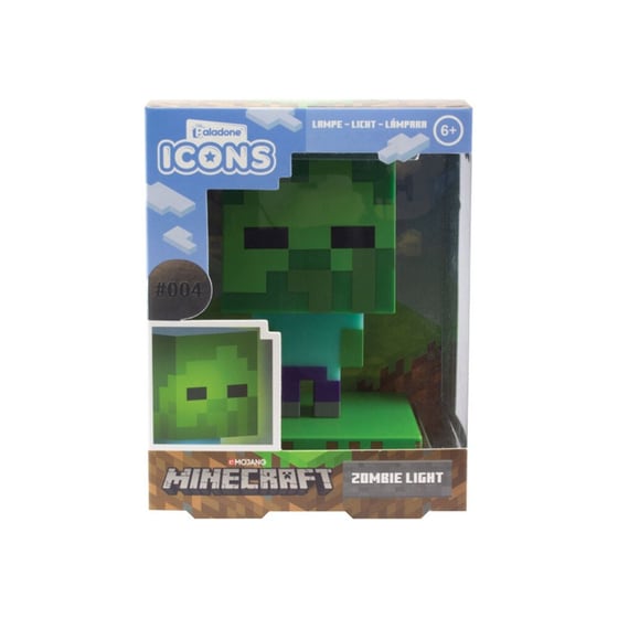Φωτιστικό Paladone Minecraft 3D Zombie image 2