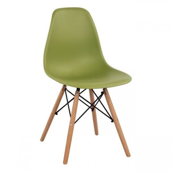 Καρέκλα Homemarkt Με Ξύλινα Πόδια και Κάθισμα Twist Pp Hm8460 07 Full K D - Λαχανί image 0