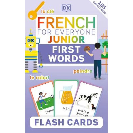 French for Everyone Junior First Words Flash Cards image 0