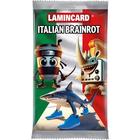 Italian Brainrot Lamnicard Συλλεκτικές Κάρτες - 1 Φακελάκι (5 Κάρτες) image 0