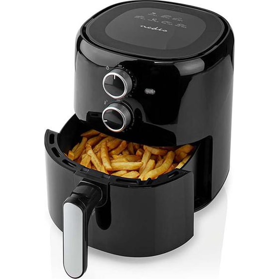 NEDIS KAAF130BK με Αποσπώμενο Κάδο 1500 W 3 L Μαύρο Φριτέζα Αέρος image 1