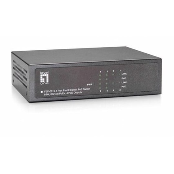 LevelOne FEP-0812 Network Switch Fast Ethernet (100 Mbps) PoE Support image 0