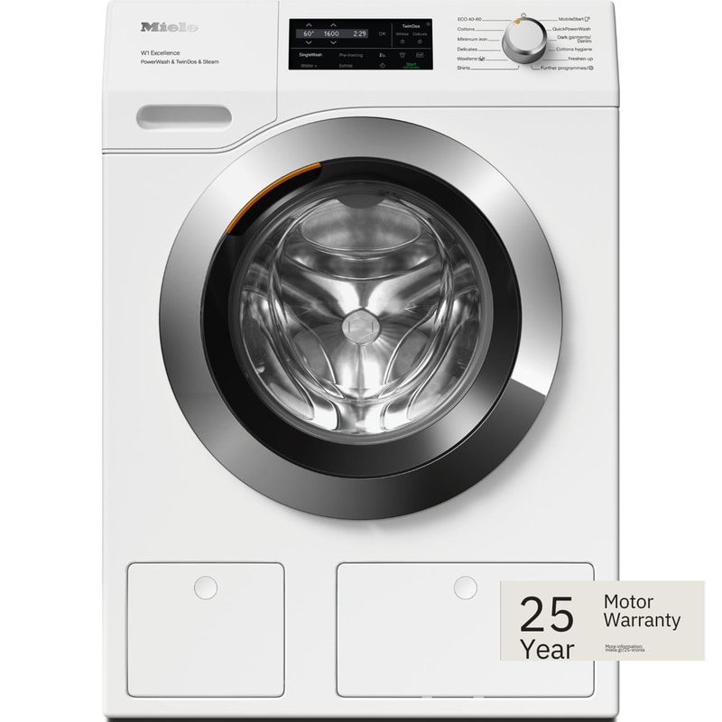 MIELE WEI895 WCS 125 Gala Edition 9 kg 1.600 Στροφές Λευκό με Wi-Fi Πλυντήριο Ρούχων