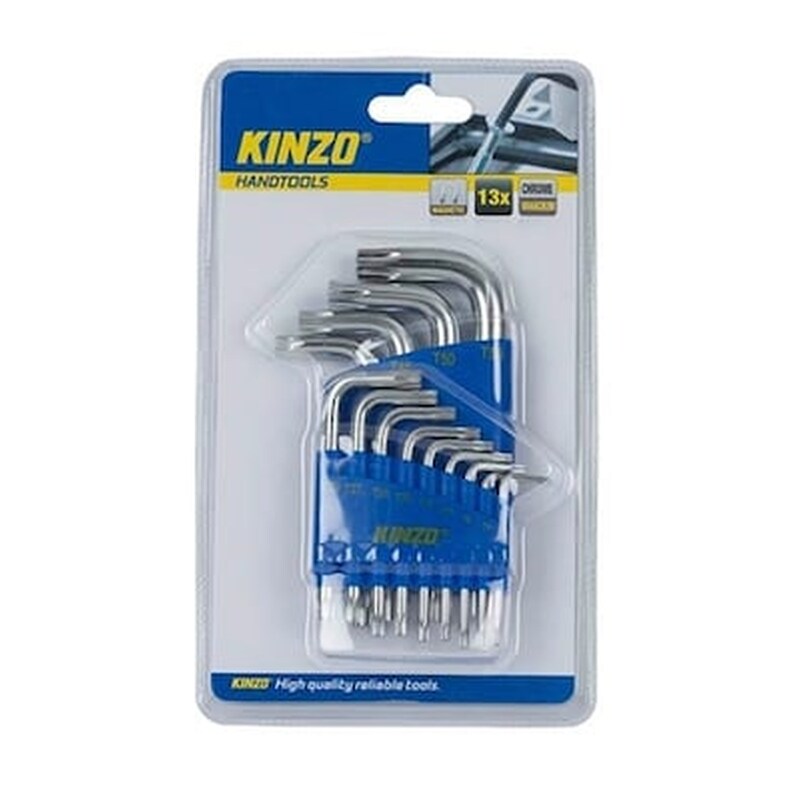 KINZO Κλειδια Αλεν Σετ13 Torx Crv 13x7,5x2cm Kinzo