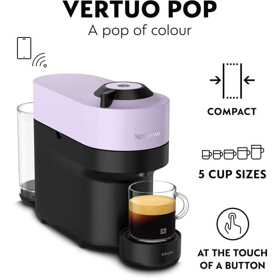 Nespresso® KRUPS Vertuo Pop Lilac Μηχανή Καφέ image 5
