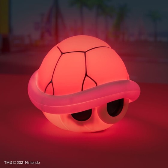 Φωτιστικό Paladone Mario Kart Red Shell Light με Ήχο image 1