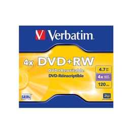 Δίσκοι CD/DVD Verbatim DVD+RW 4.7GB 1τμχ