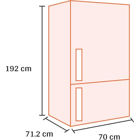 LA GERMANIA RLG704BFNXTT Total No Frost 481 Lt Inox Ψυγειοκαταψύκτης image 2