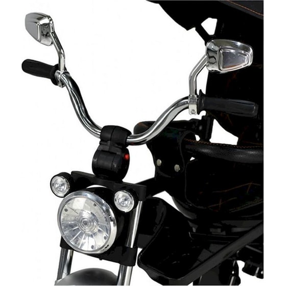 Παιδικό Ποδήλατο Τρίκυκλο Bebe Stars 360 Chopper 6 In 1,  814-188 - Μαύρο image 1