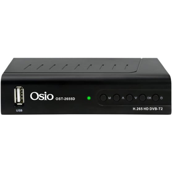 Αποκωδικοποιητής Osio OST-2655 HDMI - MPEG4-T/T2/H265 image 0