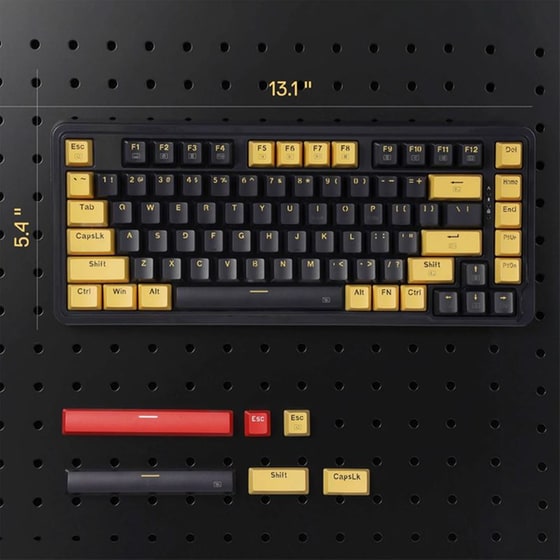 Redragon Elf K649YP Gaming Μηχανικό Ενσύρματο USB Πληκτρολόγιο RGB Μαύρο (US) image 3