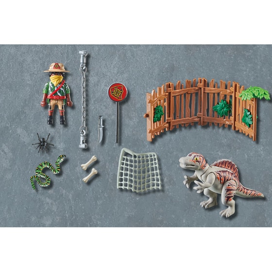 PLAYMOBIL® Dino Rise Μωρό Σπινόσαυρος και Λαθροκυνηγός (71265) image 5
