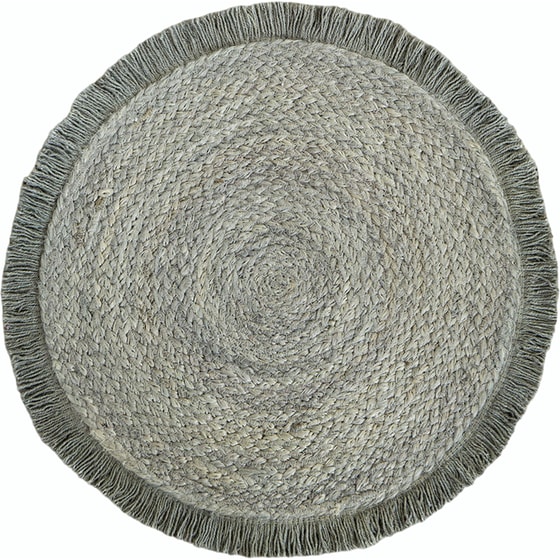 Σουπλά Nima Carina Ψάθινο 38 cm - Γκρι image 0