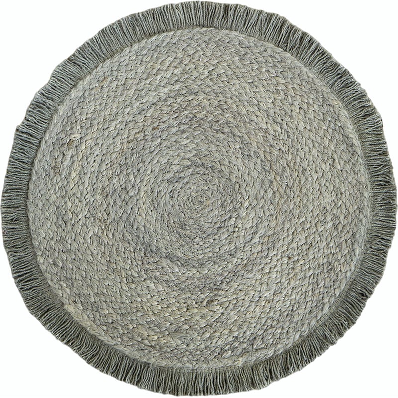 NIMA Σουπλά Nima Carina Ψάθινο 38 cm - Γκρι