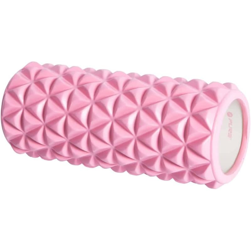 PURE2IMPROVE Foam Roller Μασάζ Pure2Improve από EVA και PVC 33x14 cm - Ροζ