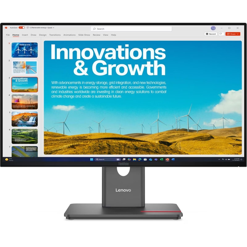 Lenovo ThinkVision P24QD-40 23.8 Quad HD IPS Flat 120Hz 6ms