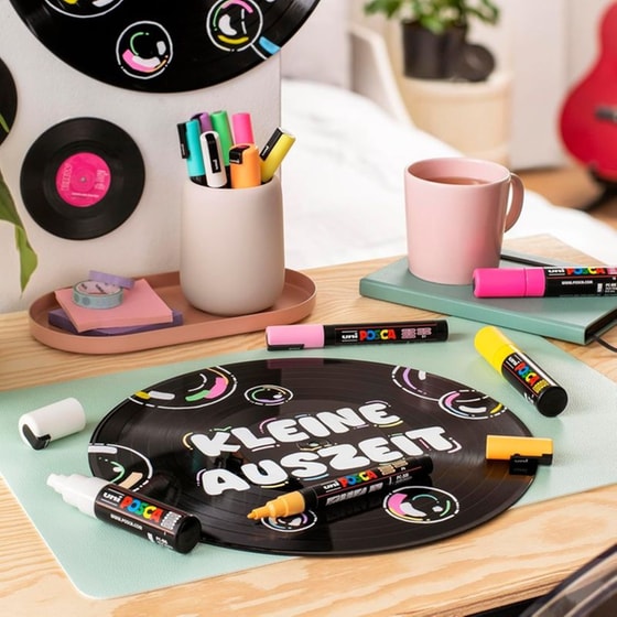 Μαρκαδόροι Ζωγραφικής Posca 1Mr Basic Colours 0.7 mm (8 Τεμάχια) image 4