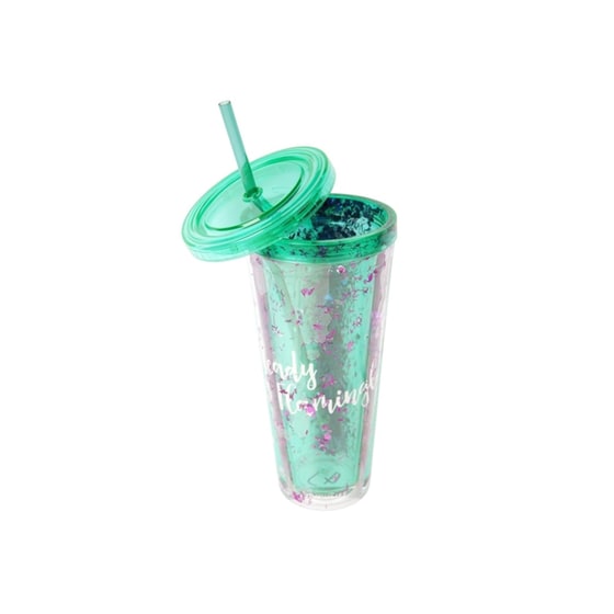 Ποτήρι  Glitter SunnyLife  Φλαμίνγκο image 1